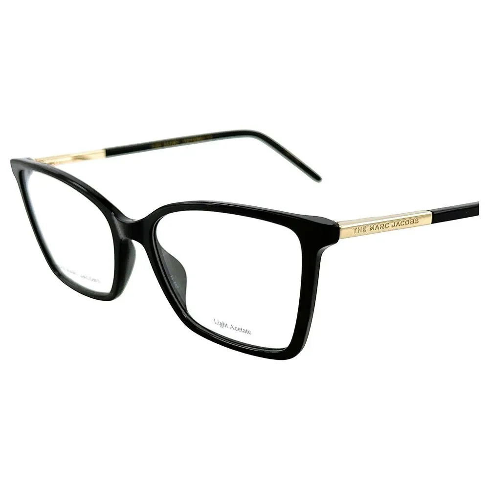 Marc Jacobs Marc 544 Womens Plastic Eyeglass Frame 807 Black 54-17 Spring Hinges